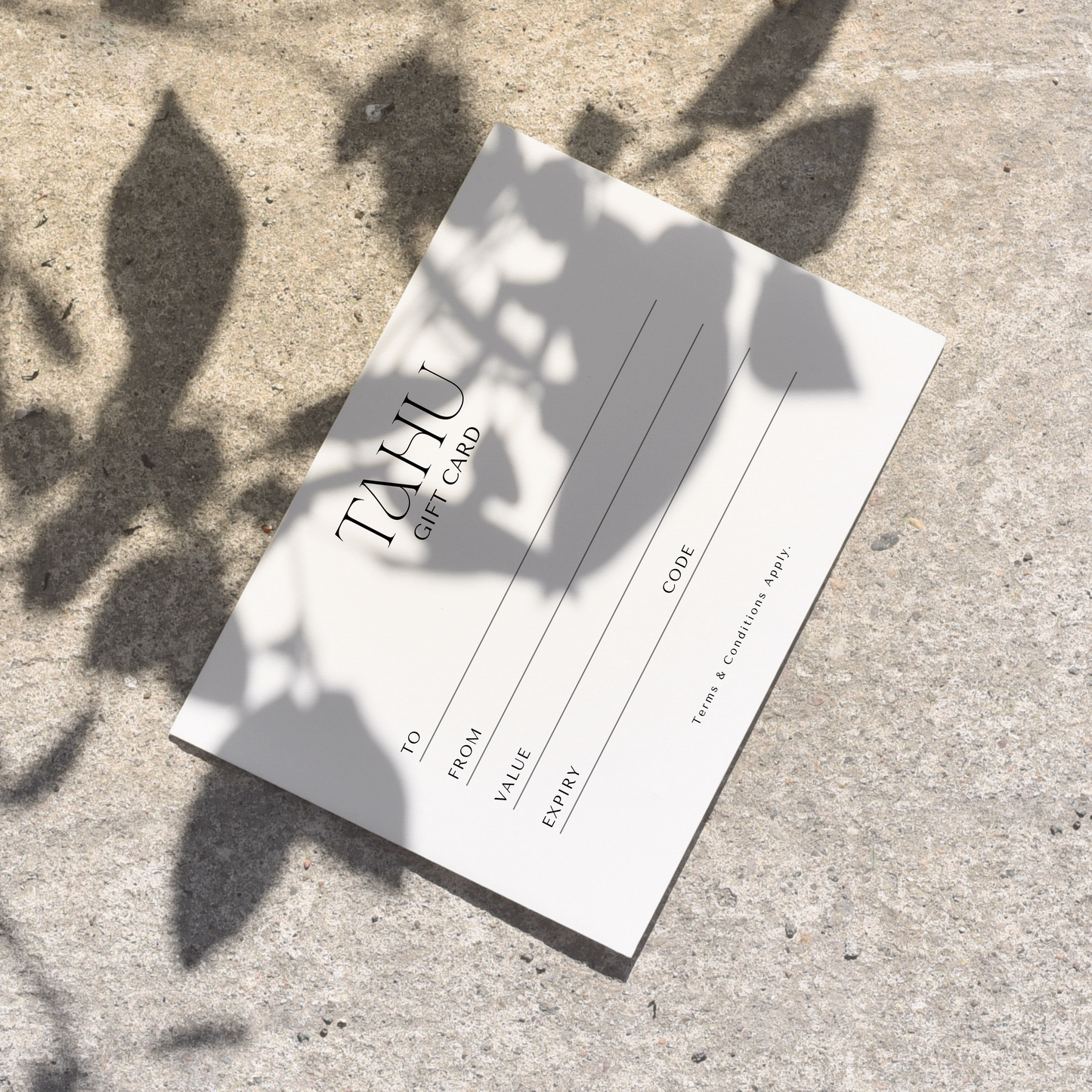 TAHU Gift Voucher